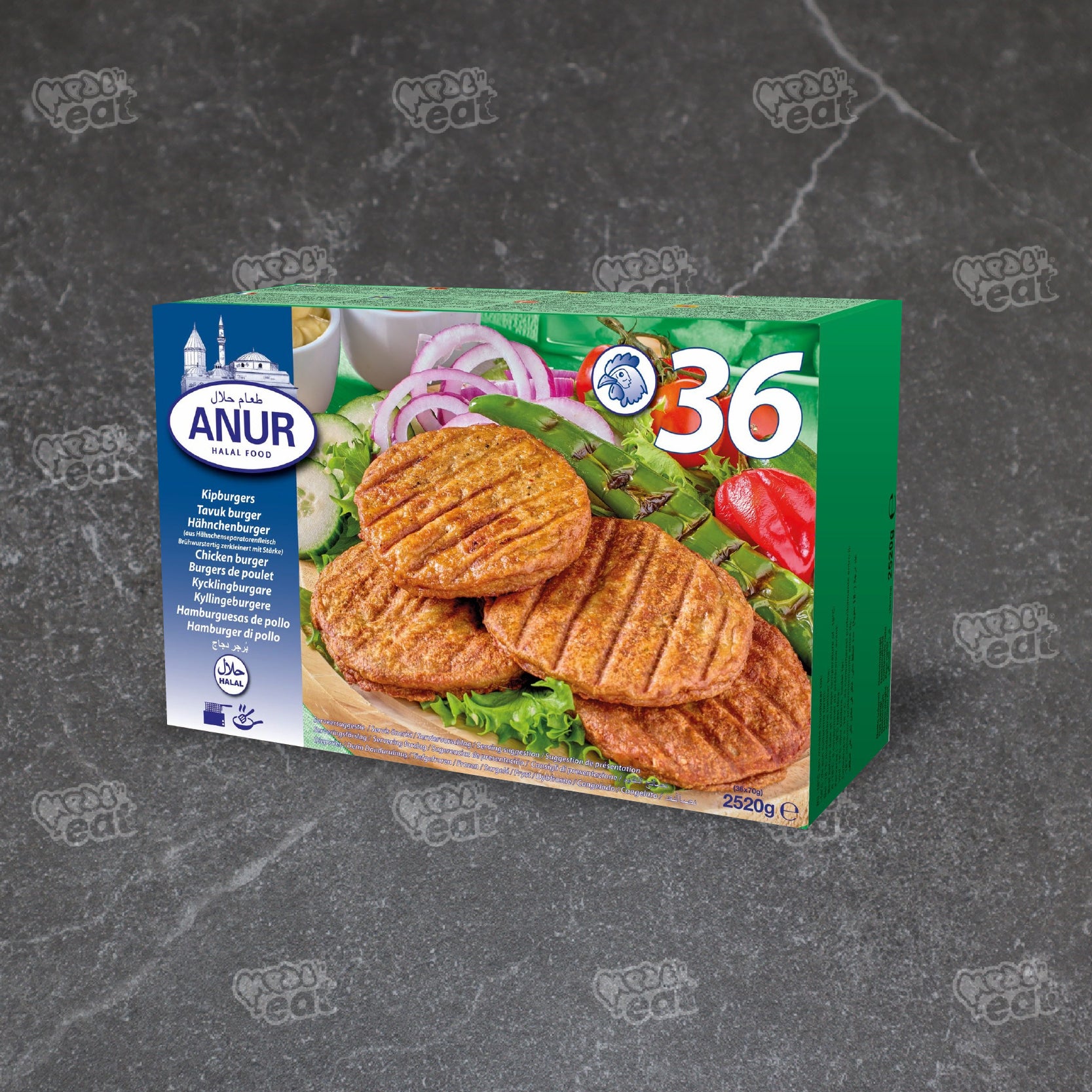 Anur Hamburgers 36st.